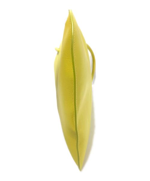 NINA RICCI（ニナリッチ）NINA RICCI (ニナリッチ) レザーハンドバッグ イエロー サイズ:下記参照の古着・服飾アイテム