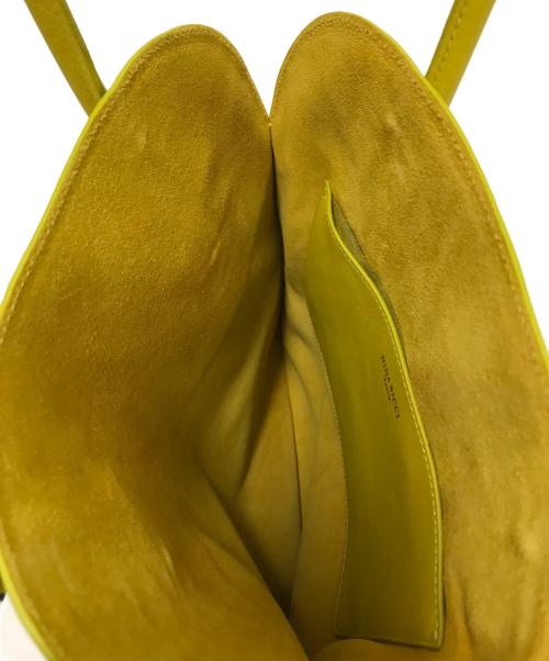 NINA RICCI（ニナリッチ）NINA RICCI (ニナリッチ) レザーハンドバッグ イエロー サイズ:下記参照の古着・服飾アイテム