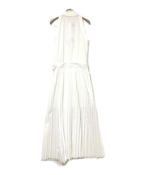 HELMUT LANG（ヘルムートラング）HELMUT LANG (ヘルムートラング) ノースリーブワンピース ホワイトの古着・服飾アイテム
