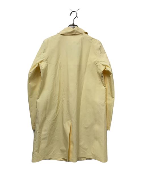 MACKINTOSH LONDON（マッキントッシュ ロンドン）MACKINTOSH LONDON (マッキントッシュ ロンドン) ボンディングステンカラーコート イエロー サイズ:40の古着・服飾アイテム
