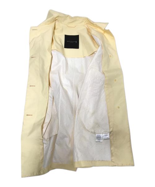 MACKINTOSH LONDON（マッキントッシュ ロンドン）MACKINTOSH LONDON (マッキントッシュ ロンドン) ボンディングステンカラーコート イエロー サイズ:40の古着・服飾アイテム
