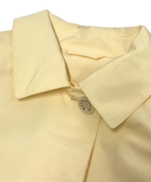 MACKINTOSH LONDON（マッキントッシュ ロンドン）MACKINTOSH LONDON (マッキントッシュ ロンドン) ボンディングステンカラーコート イエロー サイズ:40の古着・服飾アイテム