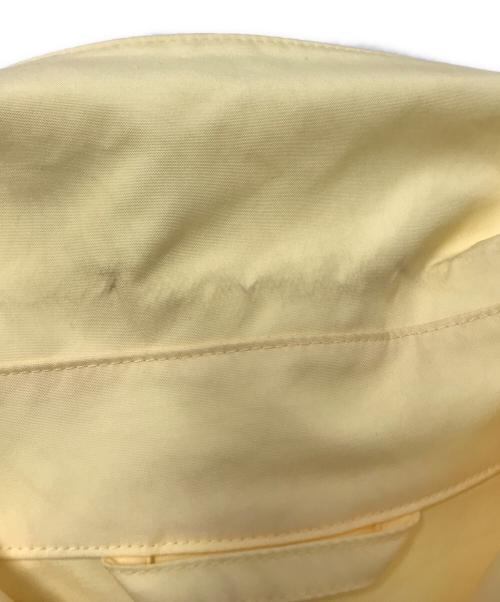 MACKINTOSH LONDON（マッキントッシュ ロンドン）MACKINTOSH LONDON (マッキントッシュ ロンドン) ボンディングステンカラーコート イエロー サイズ:40の古着・服飾アイテム