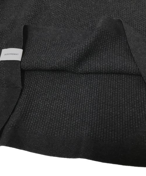 DESCENDANT（ディセンダント）DESCENDANT (ディセンダント) マスクタートルニット ブラック サイズ:2の古着・服飾アイテム