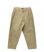 DESCENDANTディセンダント）の古着「ワイドパンツ」｜ベージュ