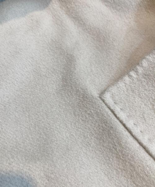 ebure（エブール）ebure (エブール) リュクスビーバーロングカラーコート グリーン サイズ:36の古着・服飾アイテム