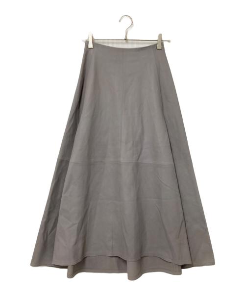 OSLOW（オスロー）OSLOW (オスロー) シープレザースカート グレー サイズ:36の古着・服飾アイテム