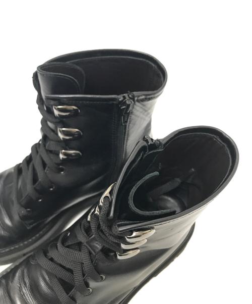 luca grossi（ルカグロッシ）luca grossi (ルカグロッシ) レザーブーツ ブラック サイズ:35 1/2の古着・服飾アイテム