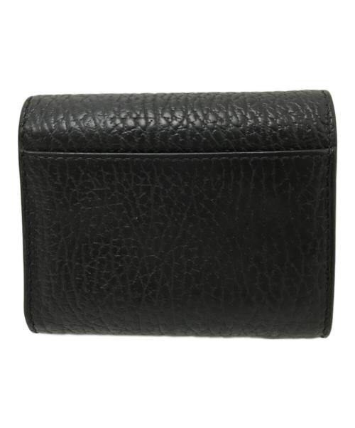 Maison Margiela（メゾンマルジェラ）Maison Margiela (メゾンマルジェラ) スリーフォールドウォレット ブラックの古着・服飾アイテム