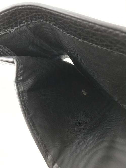 Maison Margiela（メゾンマルジェラ）Maison Margiela (メゾンマルジェラ) スリーフォールドウォレット ブラックの古着・服飾アイテム