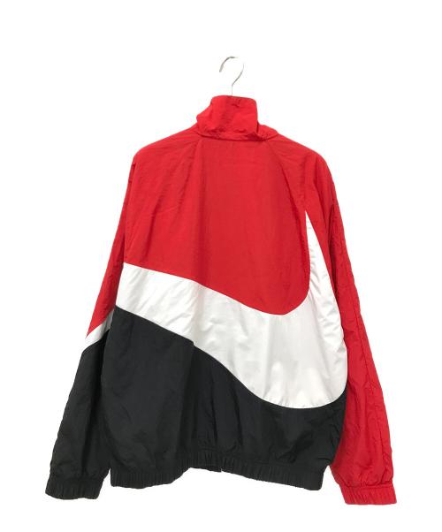 NIKE（ナイキ）NIKE (ナイキ) ナイロンジャケット レッド×ブラック サイズ:Sの古着・服飾アイテム