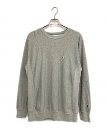 Champion（チャンピオン）の古着「クルーネックスウェット」｜グレー