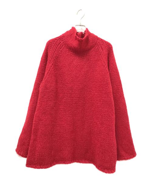 THE SHINZONE（ザ シンゾーン）THE SHINZONE (ザ シンゾーン) HIGH NECK MOHAIR PO レッド サイズ:F0の古着・服飾アイテム