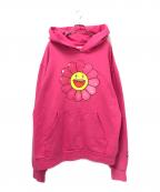 TAKASHI MURAKAMI×J balvinタカシ ムラカミ×J.バルヴィン）の古着「プリントパーカー」｜ピンク