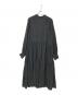 SUMI STYLE（スミ スタイル）の古着「スタンドカラーティアードワンピース」｜ブラック