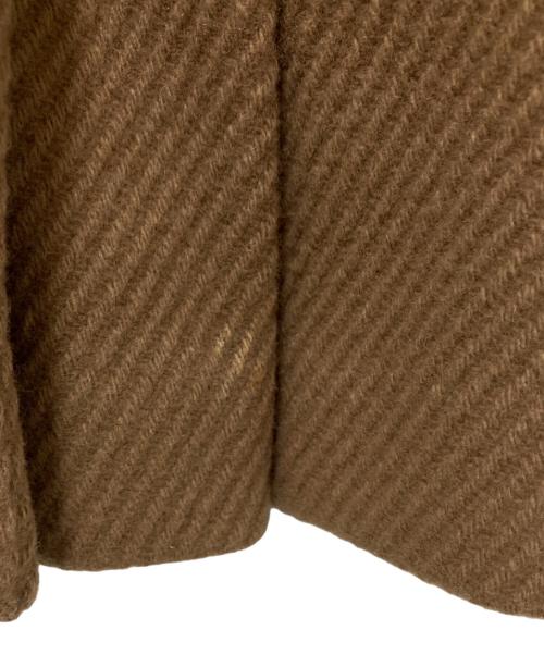 BURBERRY BLUE LABEL（バーバリー ブルー レーベル）BURBERRY BLUE LABEL (バーバリーロンドンブルーレーベル) ウールナイロンシングルコート キャメル サイズ:38の古着・服飾アイテム