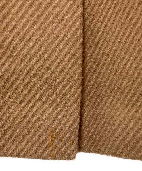 BURBERRY BLUE LABEL（バーバリー ブルー レーベル）BURBERRY BLUE LABEL (バーバリーロンドンブルーレーベル) ウールナイロンシングルコート キャメル サイズ:38の古着・服飾アイテム