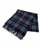 Burberry'sバーバリー）の古着「ノヴァチェックマフラー」｜ネイビー
