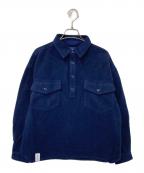 DESCENDANTディセンダント）の古着「CPO MELTON LS SHIRT」｜ネイビー