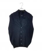 Y's for menワイズフォーメン）の古着「ニットベスト」｜ブラック