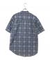 Faded Glory (フェイデッドグローリー) プリントネルチェックシャツ ブルー サイズ:M：4500円