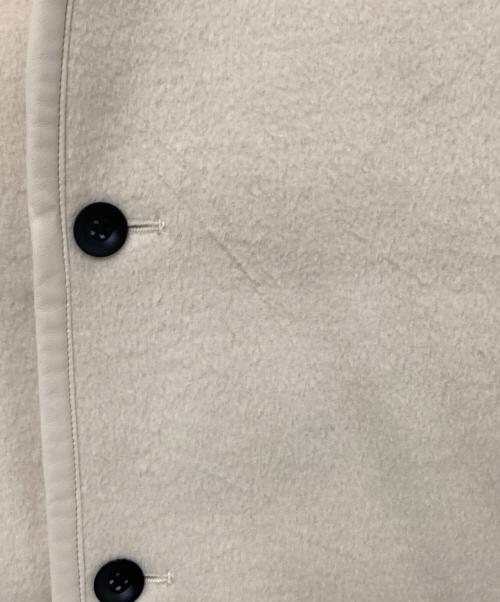 SIWALY fluid（シワリーフルイド）SIWALY fluid (シワリーフルイド) Combination No-collar Jacket ベージュ サイズ:Fの古着・服飾アイテム