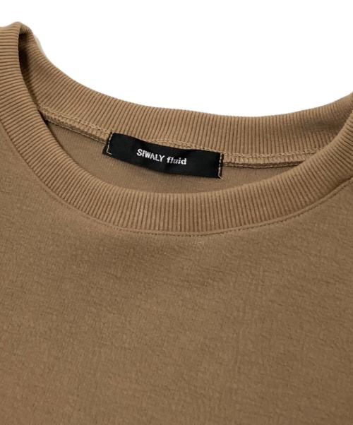 SIWALY fluid（シワリーフルイド）SIWALY fluid (シワリーフルイド) スウェット ブラウン サイズ:Fの古着・服飾アイテム