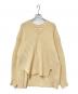 JANE SMITH（ジェーンスミス）の古着「5G RIDGE V-NECK KNIT PULLOVER」｜ベージュ