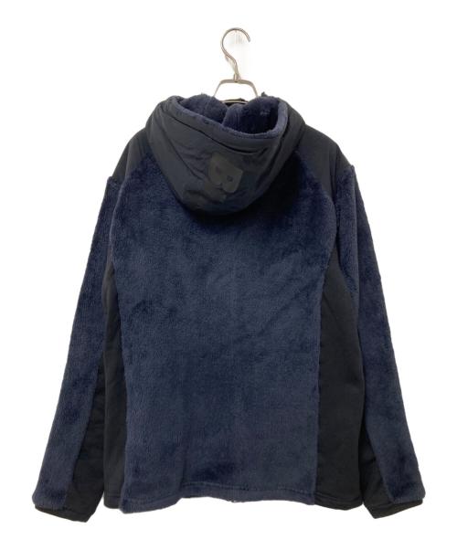 F.C.R.B.（エフシーレアルブリストル）F.C.R.B. (エフシーレアルブリストル) POLARTEC FLEECE HYBRID BLOUSON ブラック×ネイビー サイズ:Lの古着・服飾アイテム