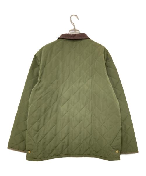 BACKERS（バッカーズ）BACKERS (バッカーズ) キルティングジャケット グリーン サイズ:Lの古着・服飾アイテム