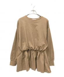 RIM.ARK（リムアーク）の古着「Front gather cut tops」｜ベージュ