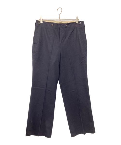 French Army（フランス軍）French Army (フレンチアーミー) ウールセーラーパンツ ネイビー サイズ:90-76の古着・服飾アイテム