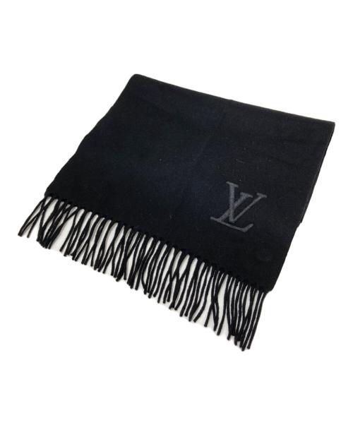 LOUIS VUITTON（ルイ ヴィトン）LOUIS VUITTON (ルイ ヴィトン) カシミヤマフラー ネイビー サイズ:下記参照の古着・服飾アイテム