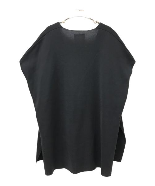 BEARDSLEY（ビアズリー）BEARDSLEY (ビアズリー) Vネックニットベスト ブラック サイズ:Fの古着・服飾アイテム