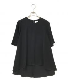 ENFOLD（エンフォルド）の古着「Aラインシルエットプルオーバー」｜ブラック