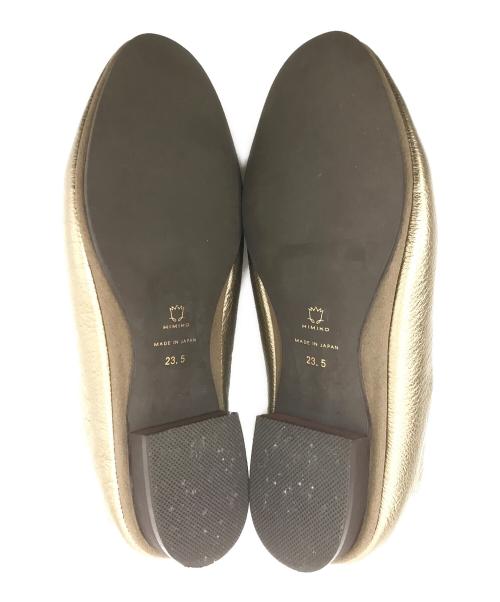 卑弥呼（ヒミコ）卑弥呼 (ヒミコ) ソフトフラットシューズ シルバー サイズ:23.5㎝の古着・服飾アイテム