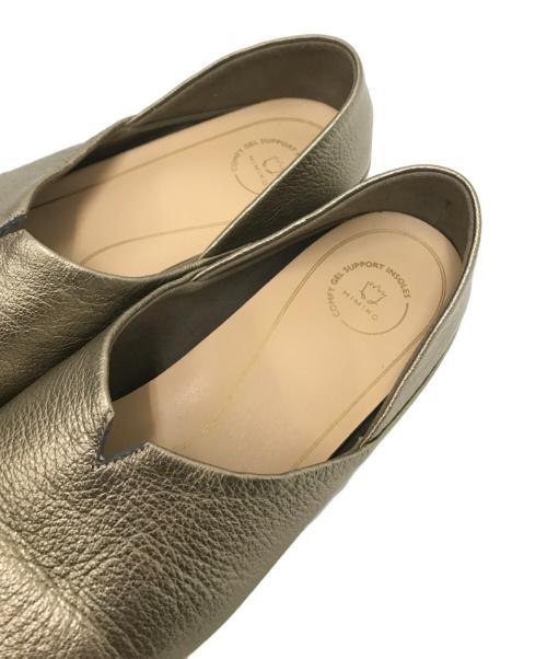 卑弥呼（ヒミコ）卑弥呼 (ヒミコ) ソフトフラットシューズ シルバー サイズ:23.5㎝の古着・服飾アイテム