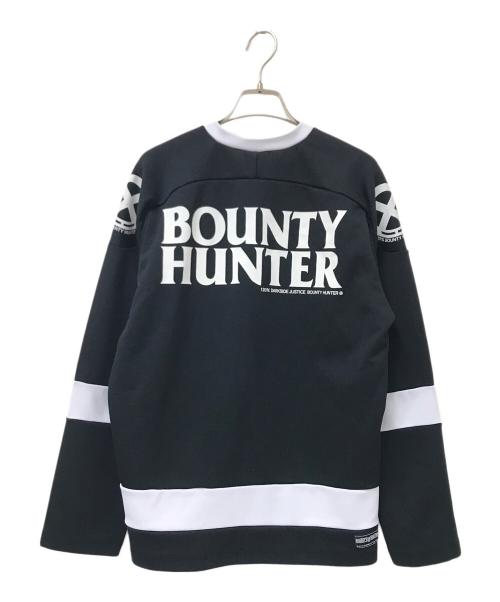 BOUNTY HUNTER（バウンティハンター）BOUNTY HUNTER (バウンティハンター) ラインカットソー ブラック サイズ:Lの古着・服飾アイテム