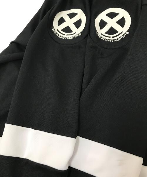 BOUNTY HUNTER（バウンティハンター）BOUNTY HUNTER (バウンティハンター) ラインカットソー ブラック サイズ:Lの古着・服飾アイテム