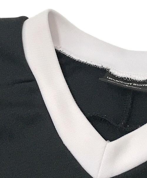 BOUNTY HUNTER（バウンティハンター）BOUNTY HUNTER (バウンティハンター) ラインカットソー ブラック サイズ:Lの古着・服飾アイテム