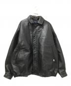 NAUTICAノーティカ）の古着「Vegan Leather Insulated Blouson」｜ブラック