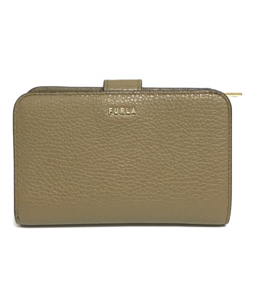FURLA（フルラ）FURLA (フルラ) RITZY コンパクトウォレット ベージュ サイズ:下記参照の古着・服飾アイテム