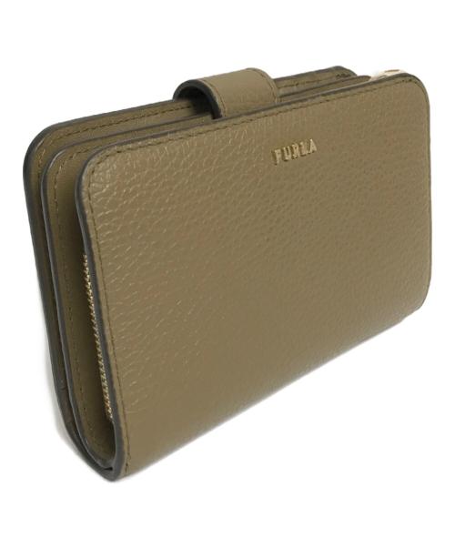 FURLA（フルラ）FURLA (フルラ) RITZY コンパクトウォレット ベージュ サイズ:下記参照の古着・服飾アイテム