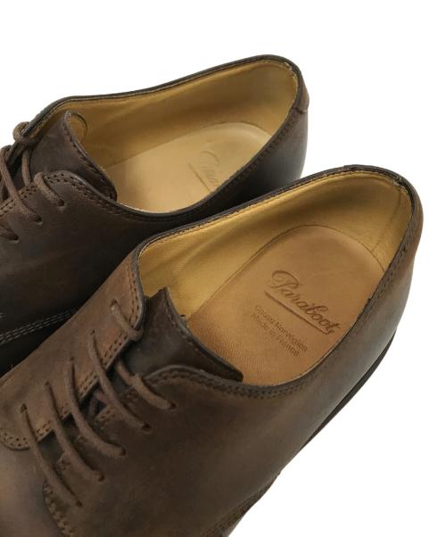 PARABOOT（パラブーツ）PARABOOT (パラブーツ) プレーントゥシューズ ブラウン サイズ:7の古着・服飾アイテム