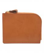 土屋鞄ツチヤカバン）の古着「Ｌ字ジップレザーウォレット」｜オレンジ
