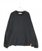 TIGHTBOOTH PRODUCTIONタイトブースプロダクション）の古着「ロングスリーブワイドカットソー」｜ブラック