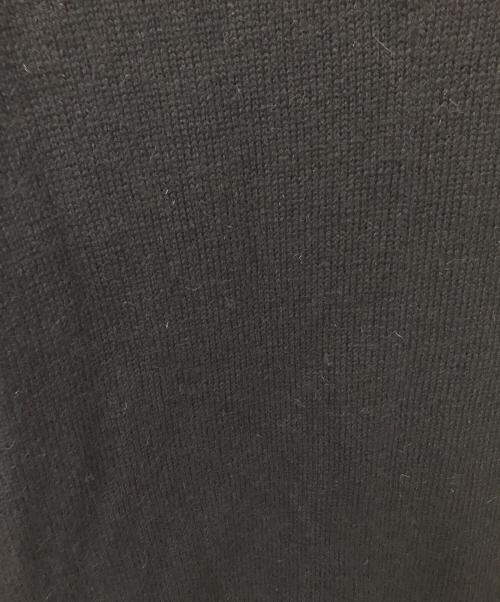 Yohji Yamamoto pour homme（ヨウジヤマモト プールオム）Yohji Yamamoto pour homme (ヨウジヤマモト プールオム) ニットデザインウールコート ブラック サイズ:3の古着・服飾アイテム