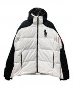 POLO RALPH LAURENポロ・ラルフローレン）の古着「マイクロリップビッグポーニーダウンジャケット」｜ホワイト