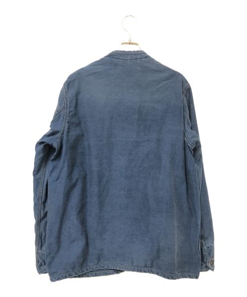 45R（フォーティファイブ・アール）45R (フォーティファイブ・アール) お米サテンの908チロリアンジャケット インディゴ サイズ:4の古着・服飾アイテム