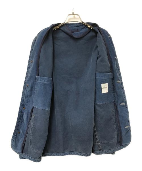 45R（フォーティファイブ・アール）45R (フォーティファイブ・アール) お米サテンの908チロリアンジャケット インディゴ サイズ:4の古着・服飾アイテム